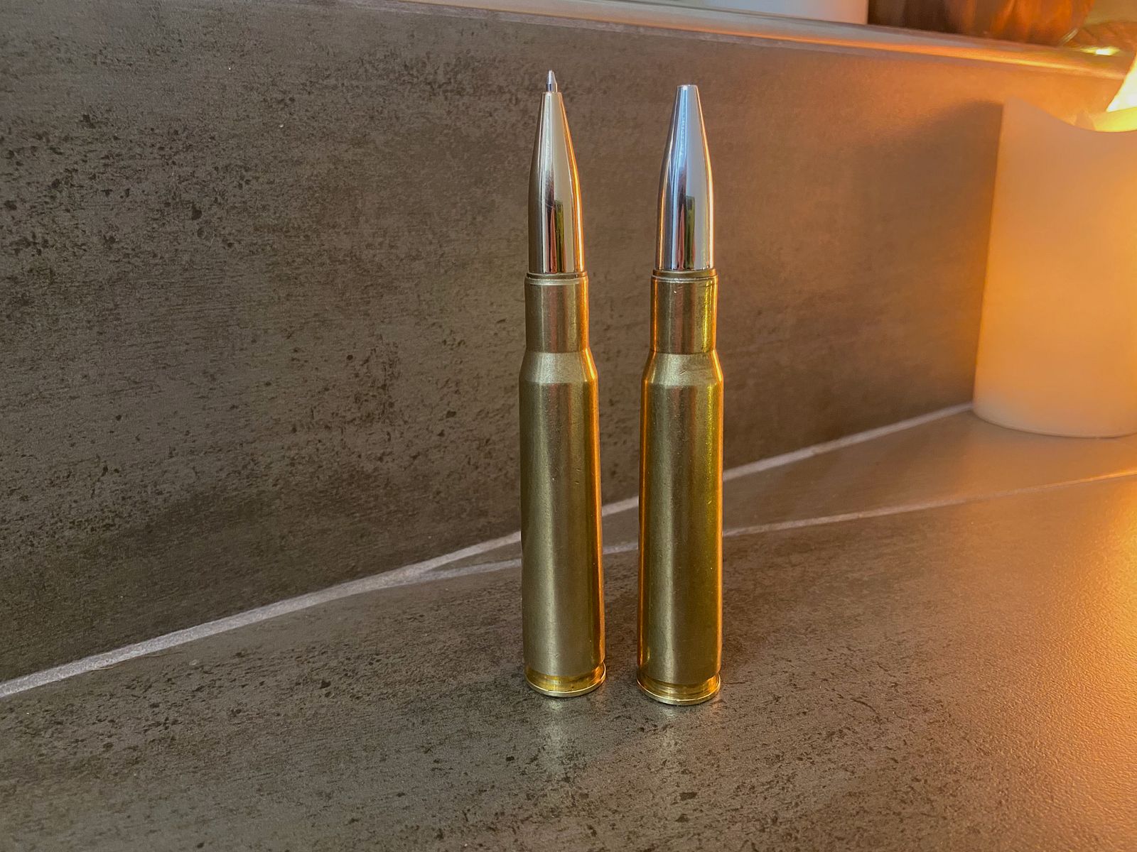 Bullet Pen ballpoint pen in .50bmg cartridge - individual pieces