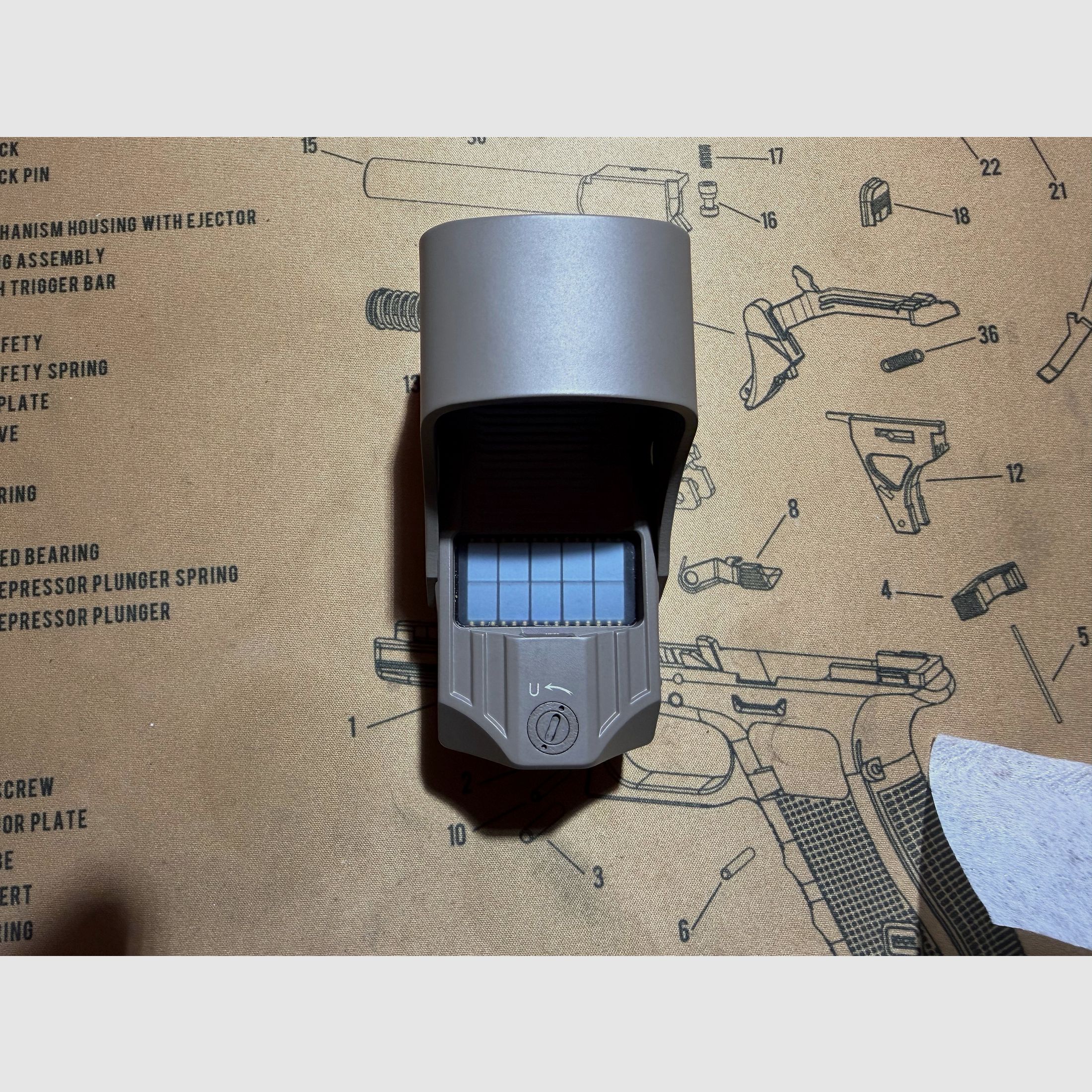  Holosun HS 510 C-GR-FDE  visor réflex