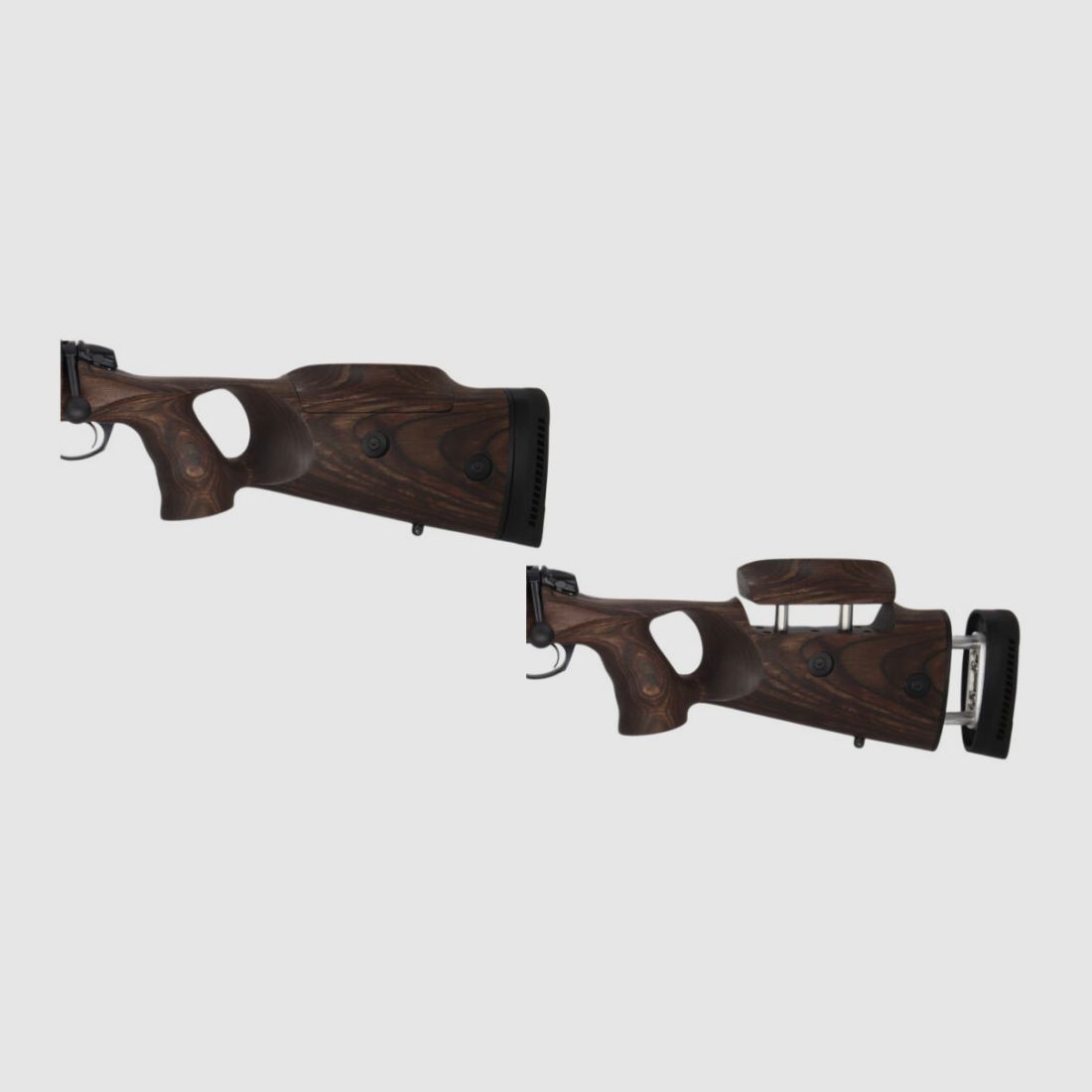 Bergara B14 B&H Prohunter Flex LINKS Lochschaft mit Kahles Helia 2.4-12x56 fertig montiert / Optional: Brenner Schalldämpfer