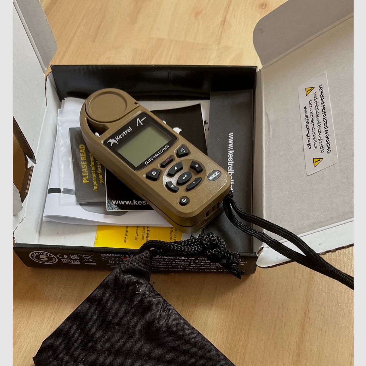 Kestrel 5700X WEZ Wettermessgerät mit Applied Ballistics