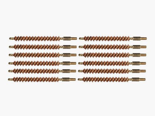 12 Laufbürsten Bronze 6,5mm Rifle