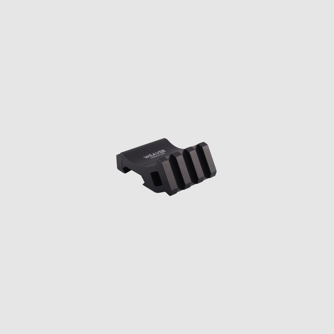 Weaver Tactical Offset Picatinny Accessory Rail matte black