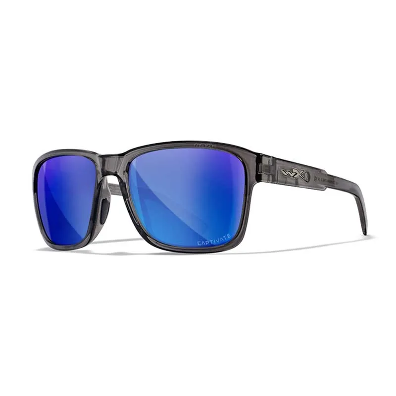 Wiley X TREK Captivate Blue Mirror Gloss Crystal Dark Grey Fram bril - AC6TRK09, afbeelding 2 van 9