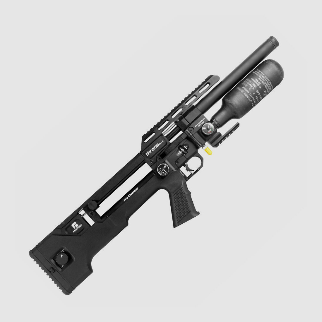 reximex Throne Gen2 COMPACT PCP rifle 4.5 mm Diabolo black