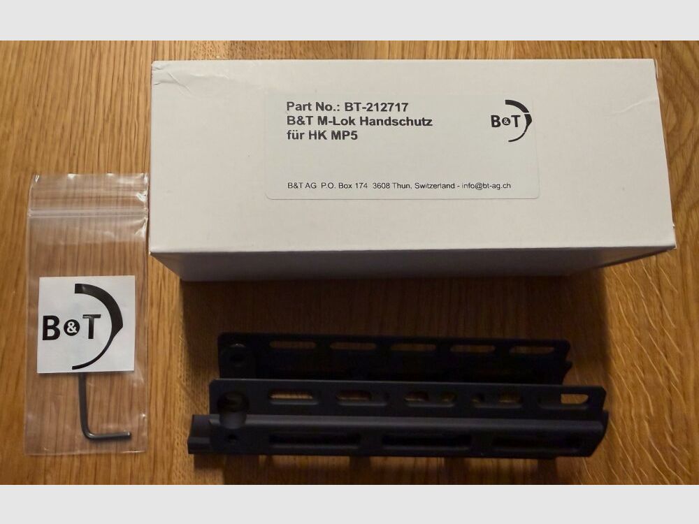 B&T AG (Brügger und Thomet) M-Lok guardia de mano para HK MP5/SP5 BT-212717 B&T