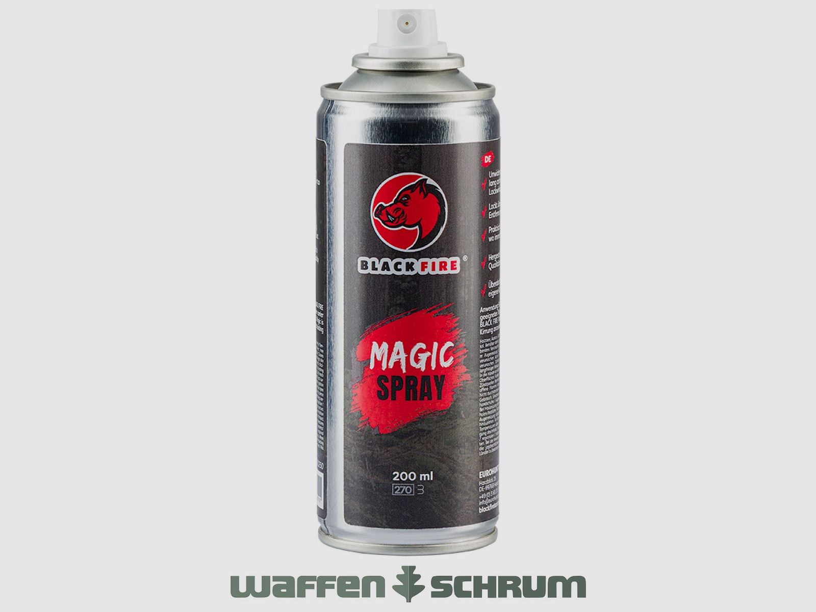 Black Fire Magic Spray Lockmittel für Schalenwild 200ml