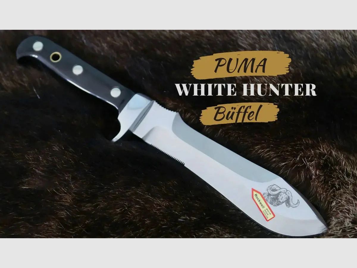 PUMA white hunter, büffelhorn