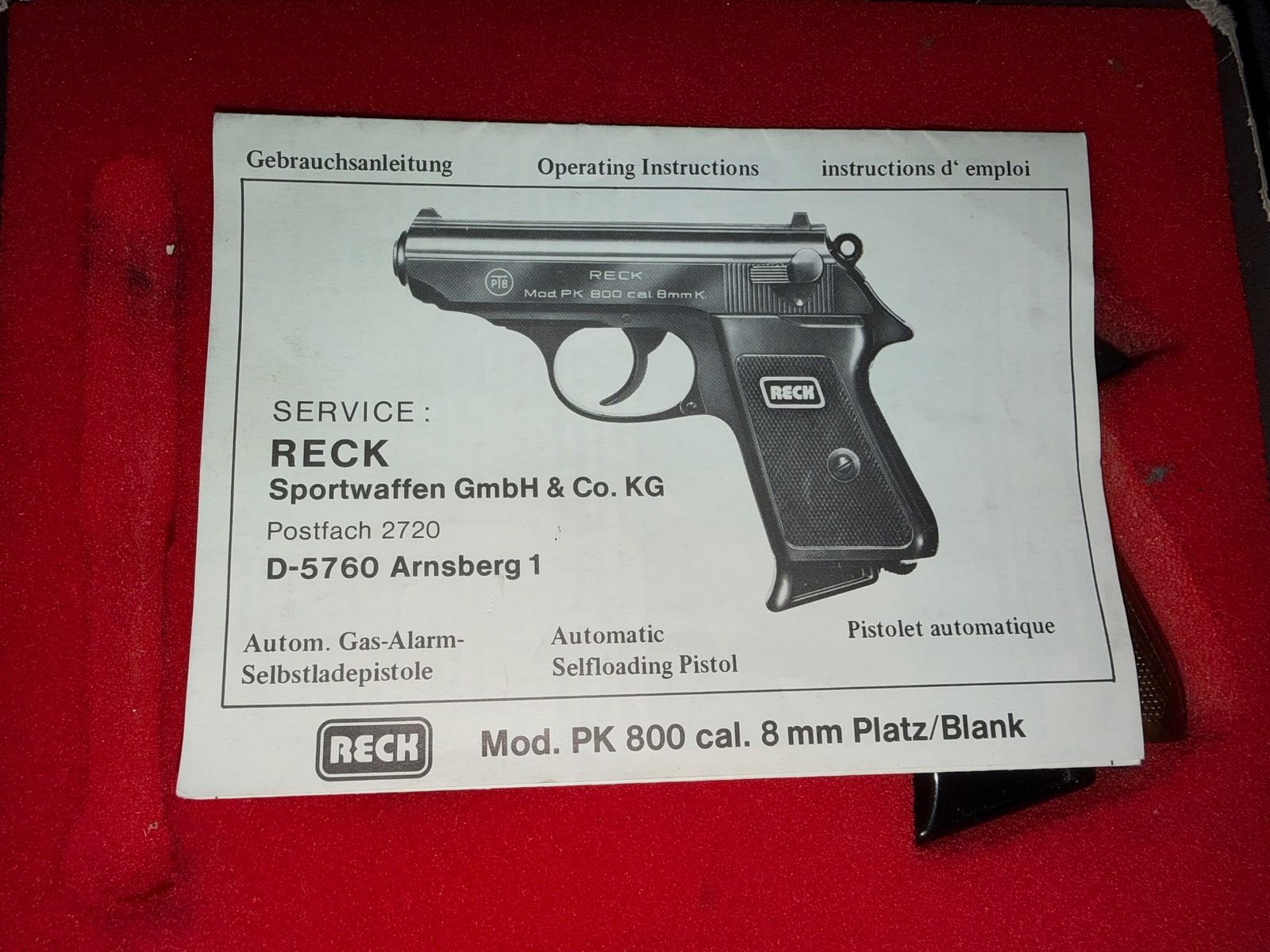 Reck PK800 