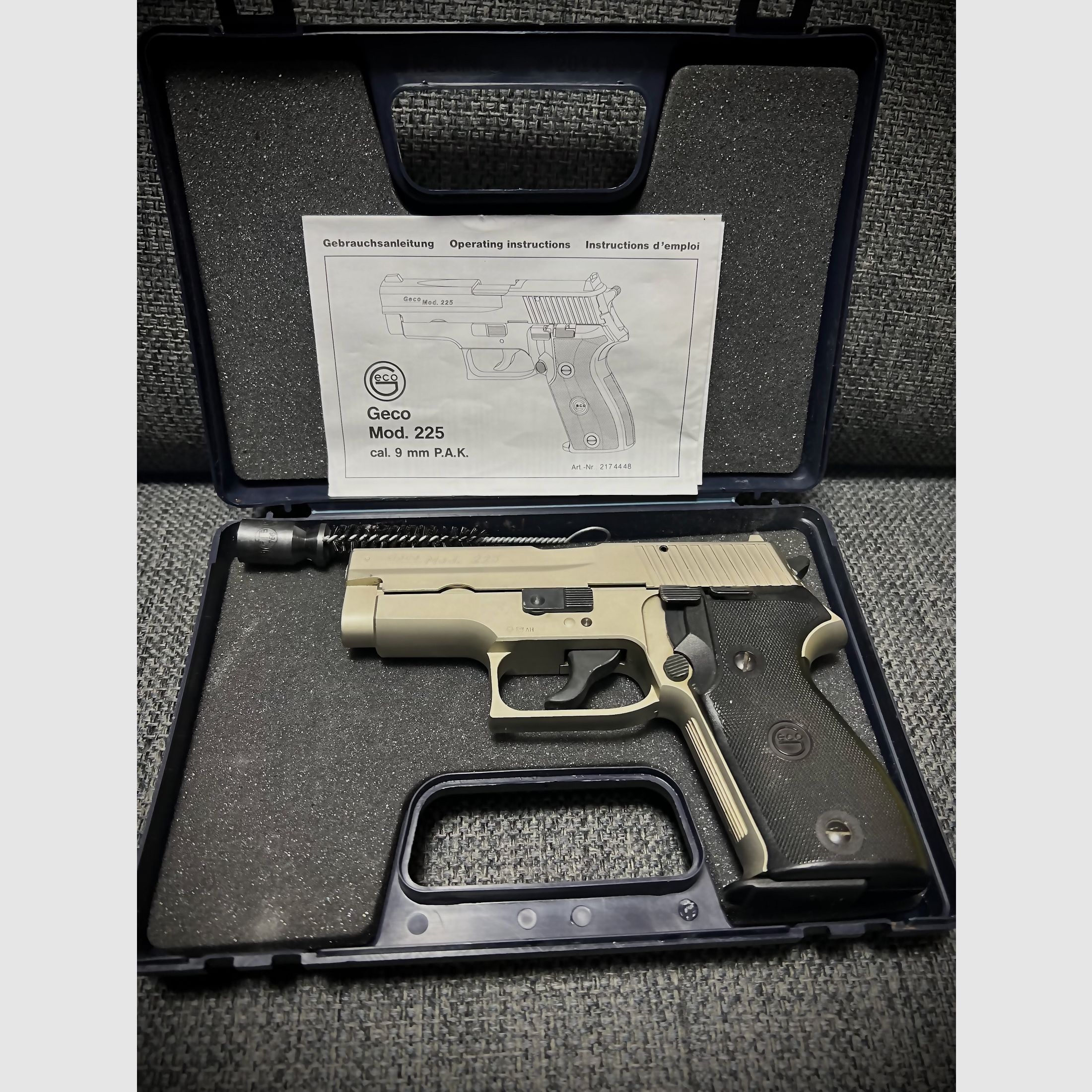 Geco Modell 225 Nickel Rarität Sammlerstück Seltenheit Neu OVP