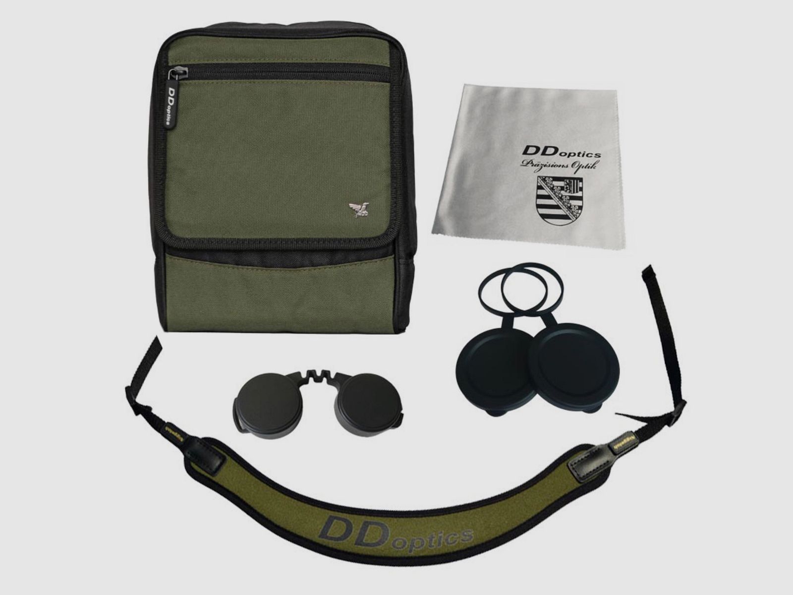 DDoptics 440100103 Fernglas HDS 10x42 mit Tasche und Trageriemen