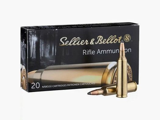 Sellier & Bellot 55grs SP 20PCS .22-250Rem