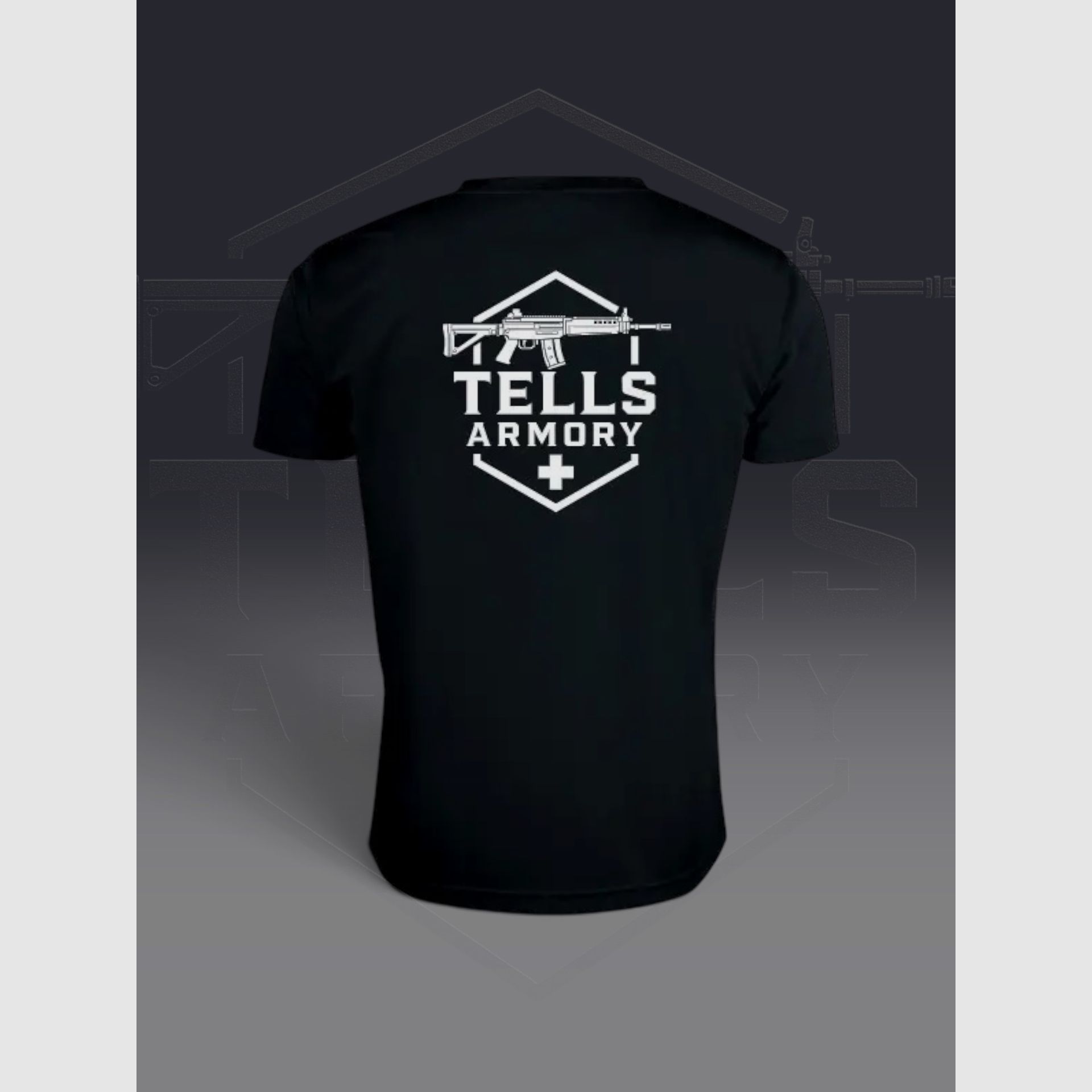 TELLS ARMORY : T-shirt, noir, image 1 sur 3