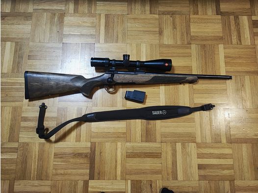 Sauer 100 Classic 308 win 42 cm Lauf  (Mit Glas  Leica Amplus 2 -15x50 2100€)