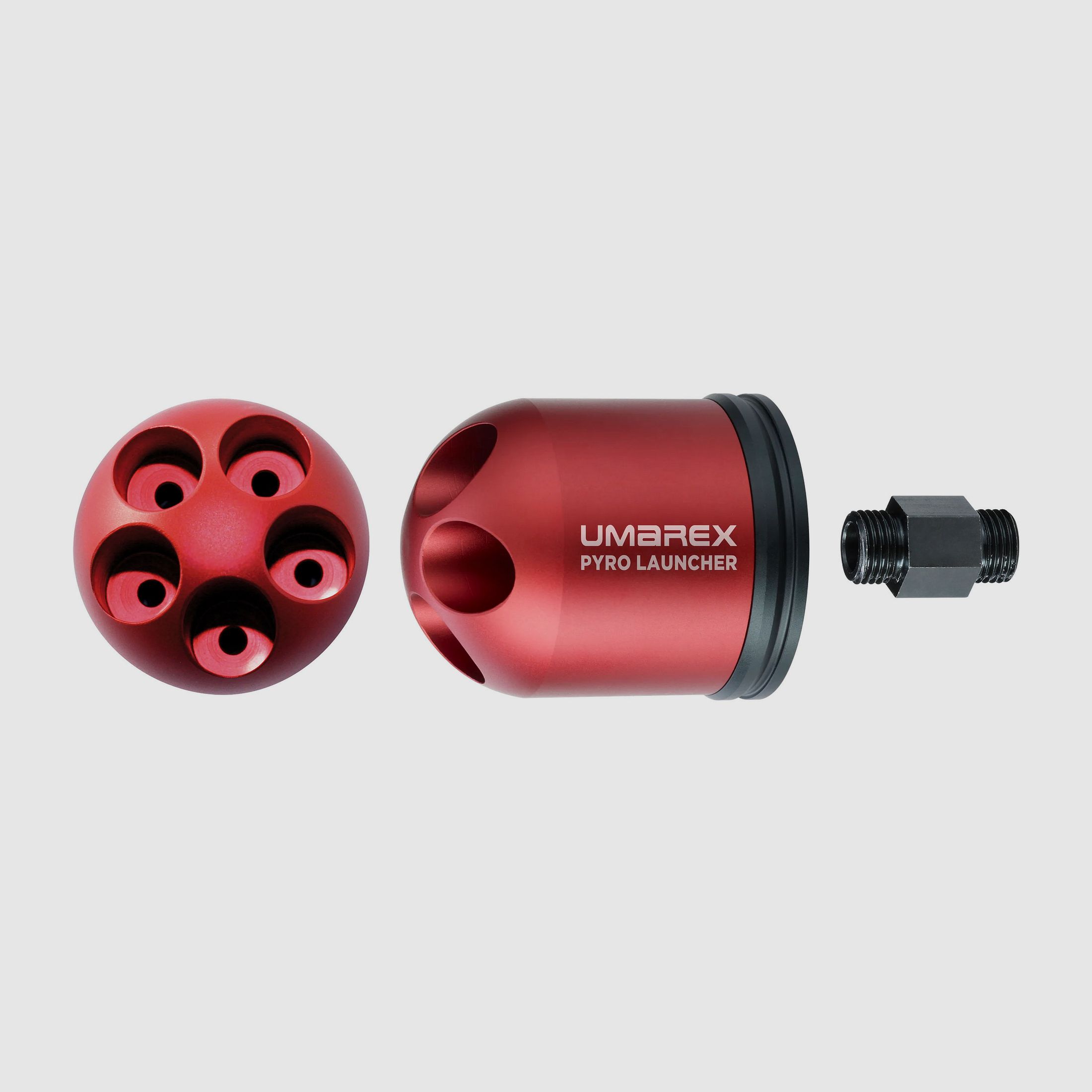 Umarex Pyro Launcher Meervoudige Afschietbekers Rood + Adapter - NIEUW