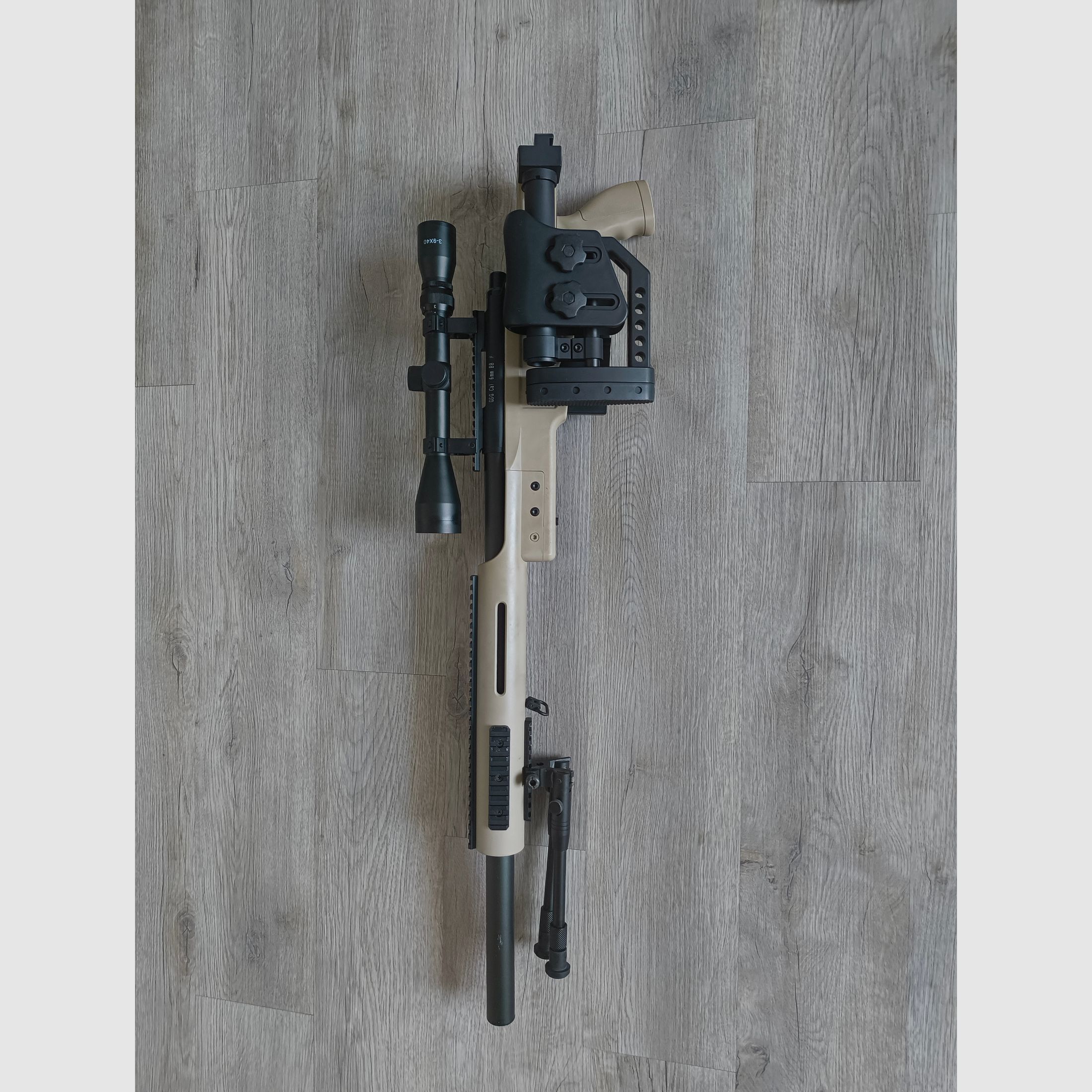 Bien MB4410D Remington MSR Réparation-Airsoft Ressort 1,7 Joule 6mm BB