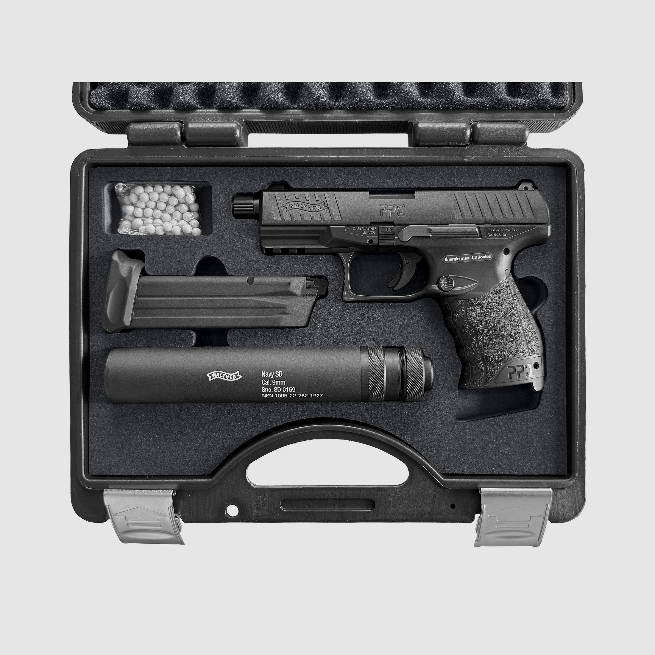 Kit de servicio Walther PPQ M2 Navy FM CO2 Blowback 6mm - NUEVO