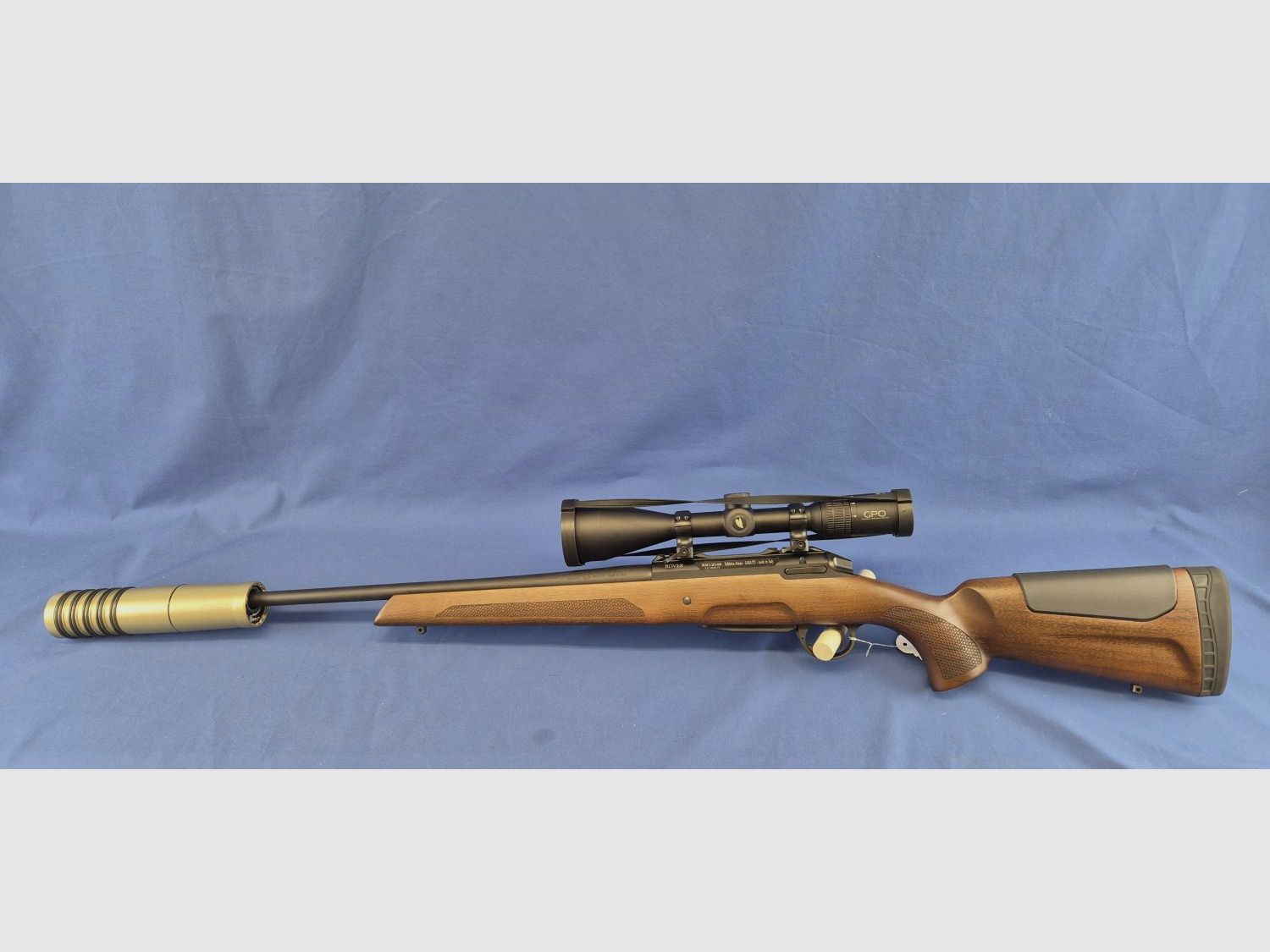 Sabatti Rover Hunter Classic Kal.308Win., LL:51cm, MG14x1mm mit ZF GPO und Krontec OR50 Schalldämpfer, Bild 1 von 2