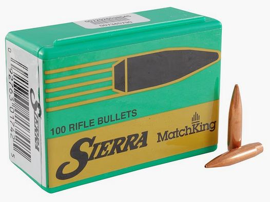 Proiettile Sierra 6,5mm/.264 142GR HPBT Match 100 pezzi