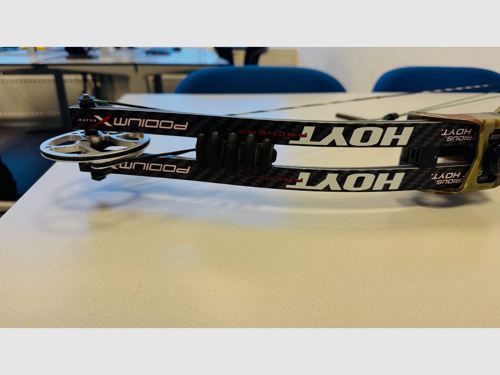 Hoyt Caribou Podium X Elite compound bow for hunting