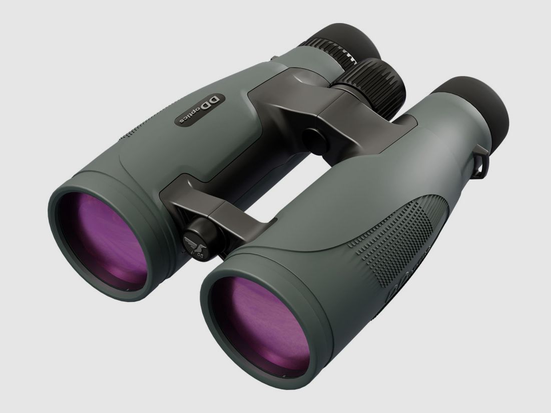DDoptics 441931256 Fernglas Pirschler 12x56 Gen3 grün mit Tasche und Trageriemen