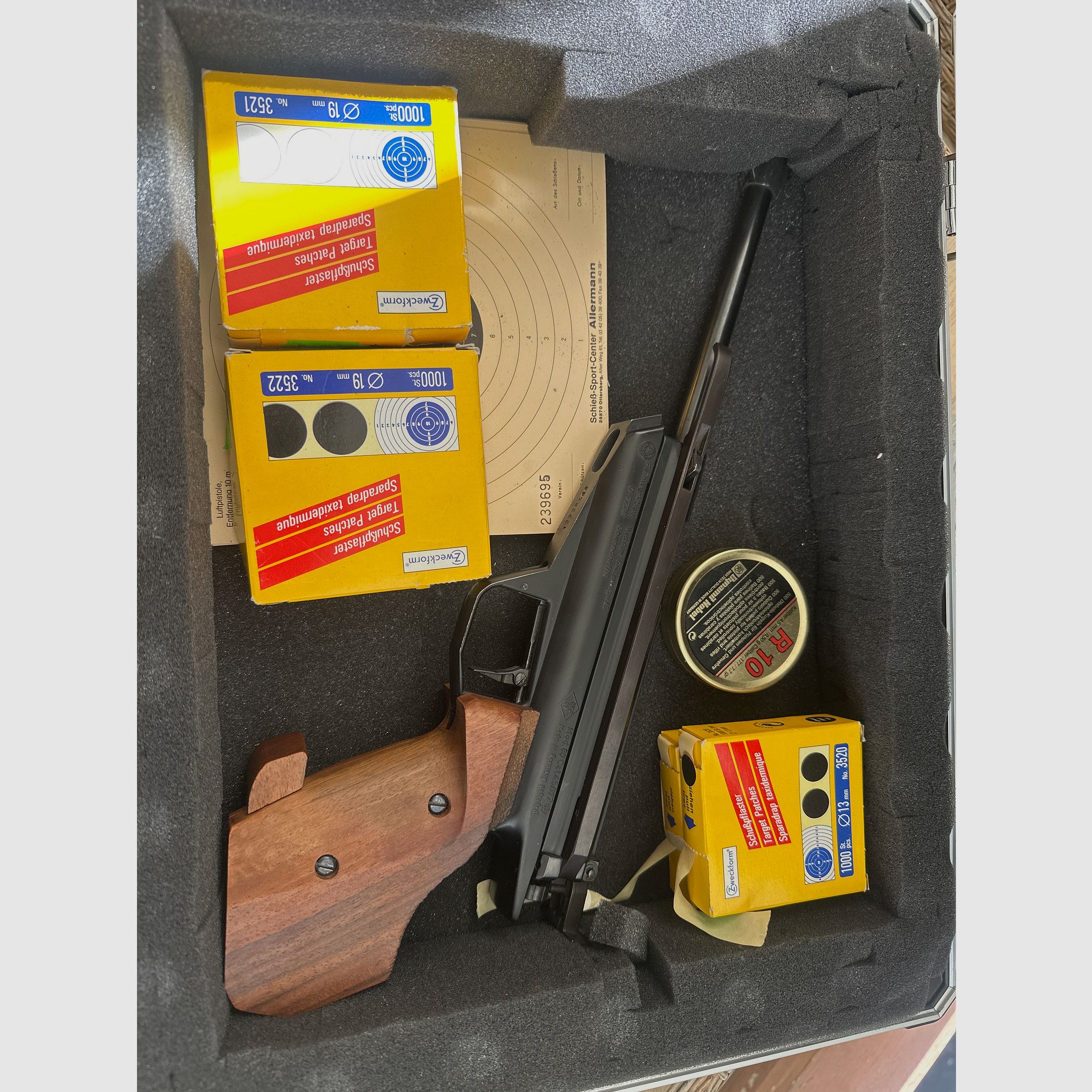 Feinwerkbau Mod.80 Cal.4,5 / 177 Seitenspanner Luftpistole 