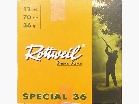 Rottweil Basic Line Special 36 - 2,7 mm - Kaliber 12/70 - 25 schoten