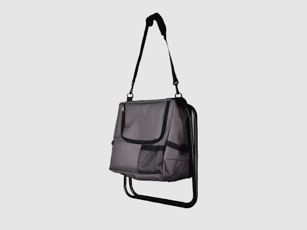 Chaise pliante sac isotherme fermeture zippée 21L assise 29x29cm, image 3 sur 11