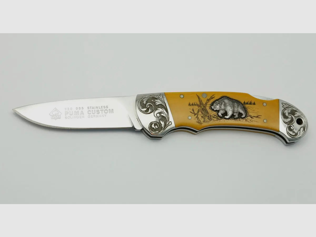 (Raritäten) Custom, American Wildlife 1st edition, SN 62/300, Garantiekarte, Silber-Einlage, 1989