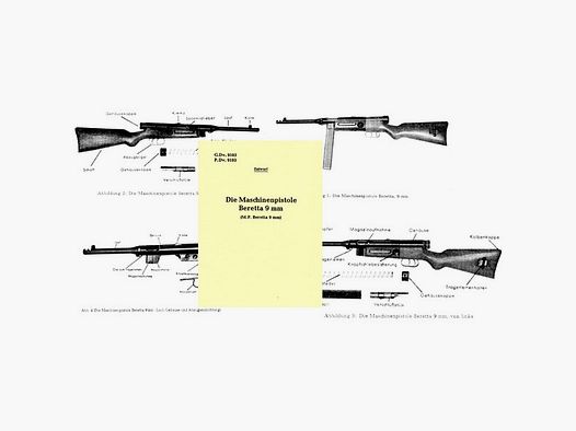 Nachdruck der BGS-Dienstvorschrift zur Beretta MP 9 mm
