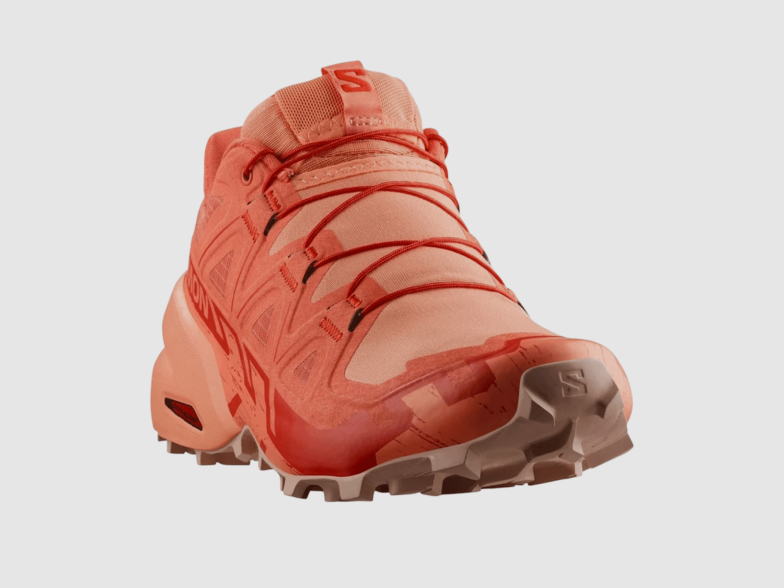 SALOMON – DAMES – SPEEDCROSS 6 W Emberglow / Fusion Coral / Flame Scarlet, afbeelding 4 van 6