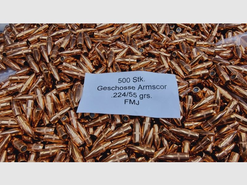 .224/55grs Geschosse Armscor FMJ 4000 Stk