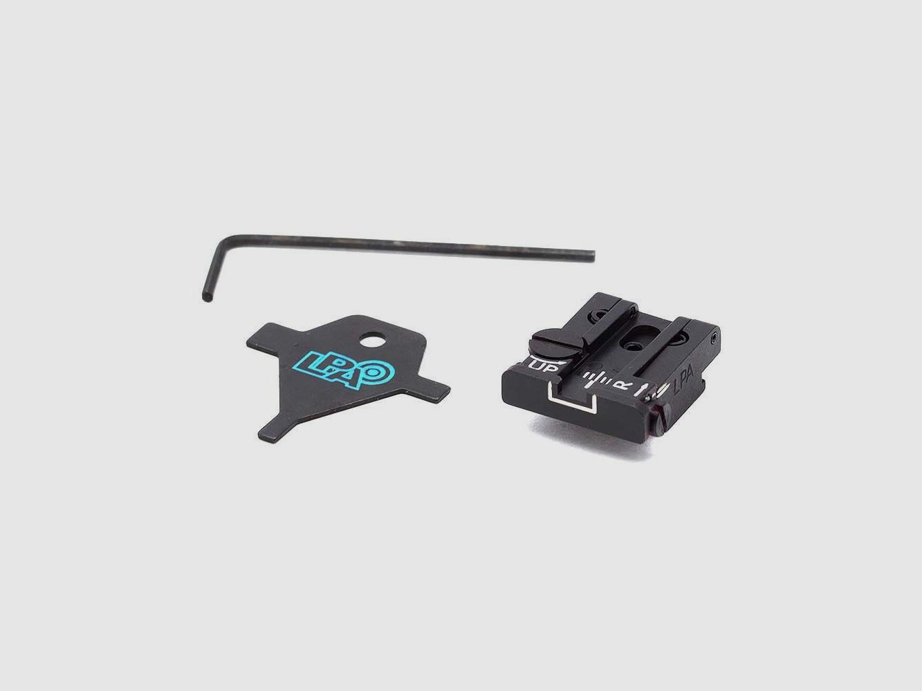 LPA TPU19WA18 Ajustable alza para S&W SW 99, P99, Walther P99, PPQ, PPQM2 (NO Cal.22), imagen 1 de 3