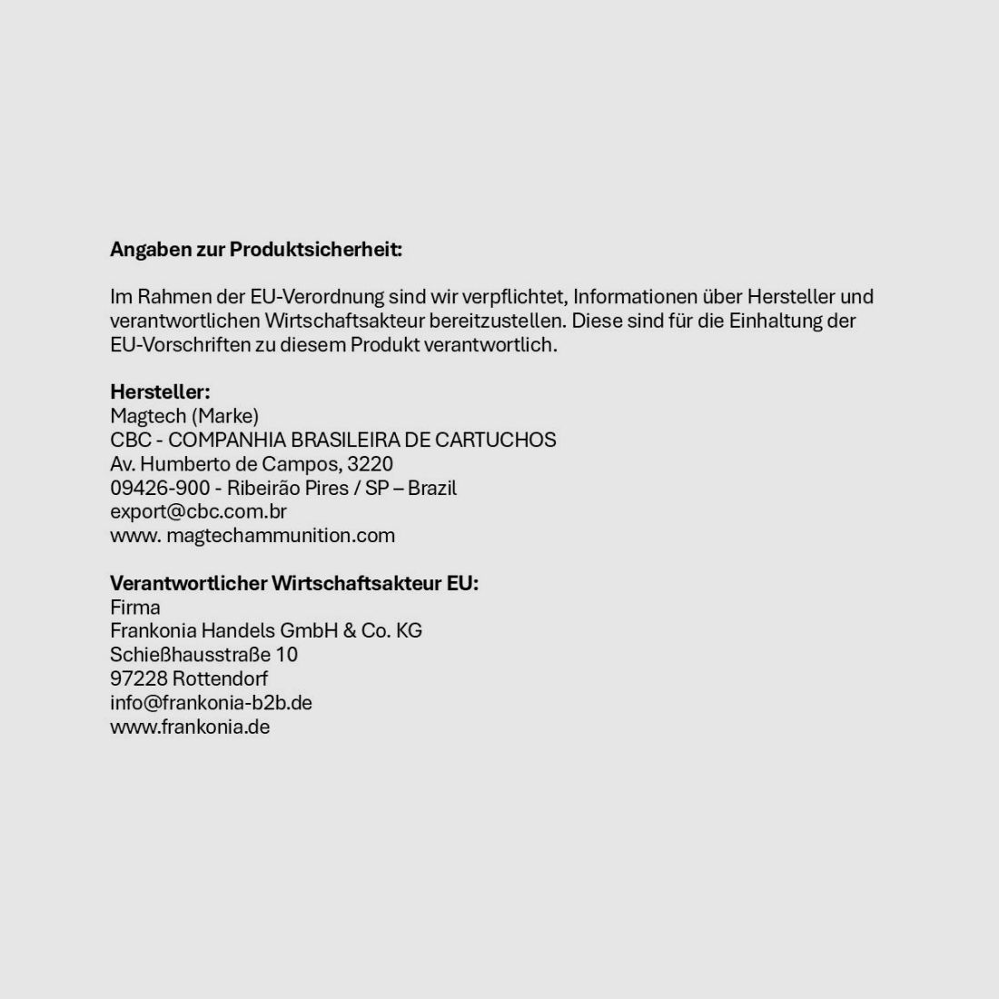 Cartuccia Magtech 9mm Luger Magtech 124grs FMJ/ FMC (9B) 20 x VE 50 = 1000 cartucce/ palla intera (9mm Para/9x19)