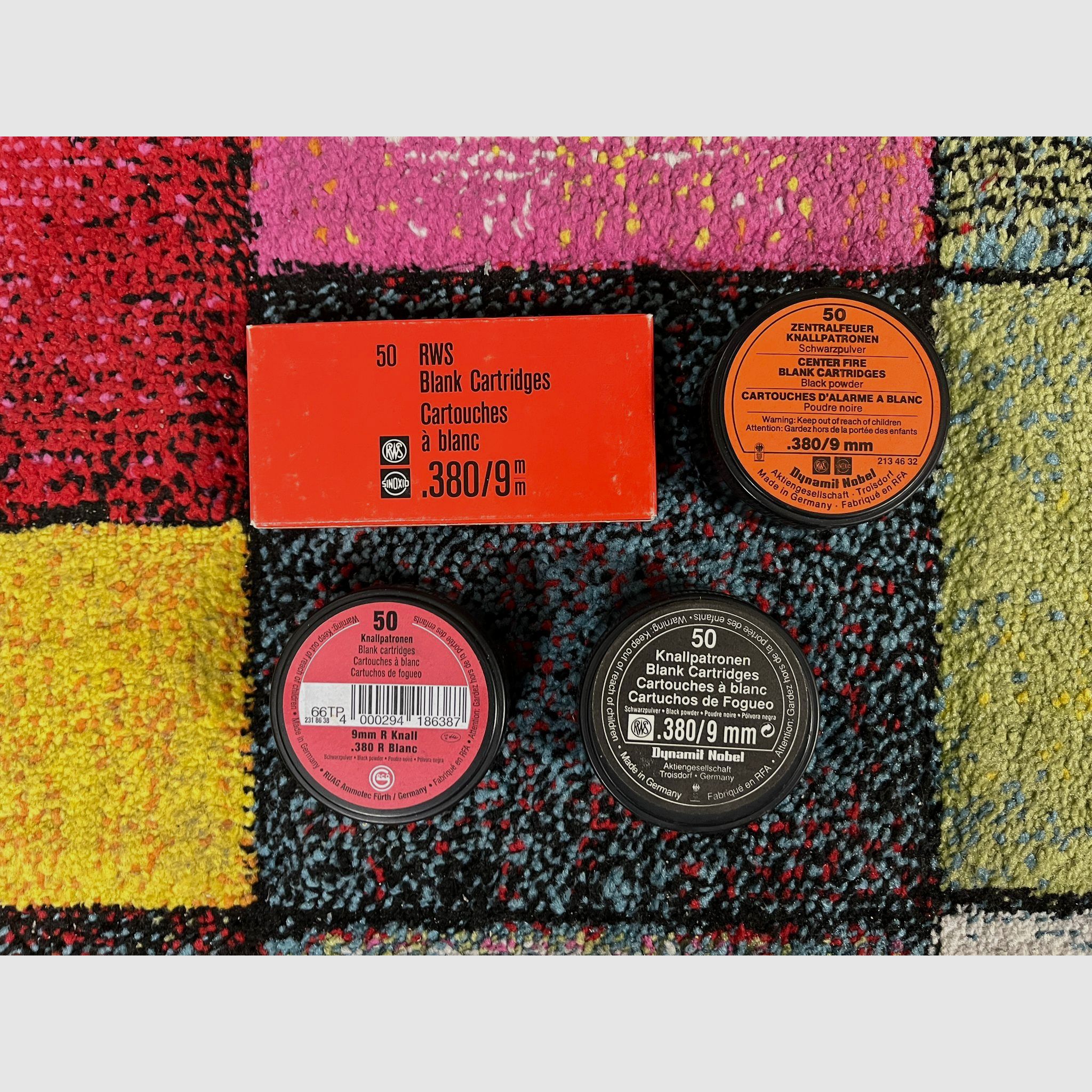 9mm RK plaatspatronen RWS / Geco - Verzamelaars