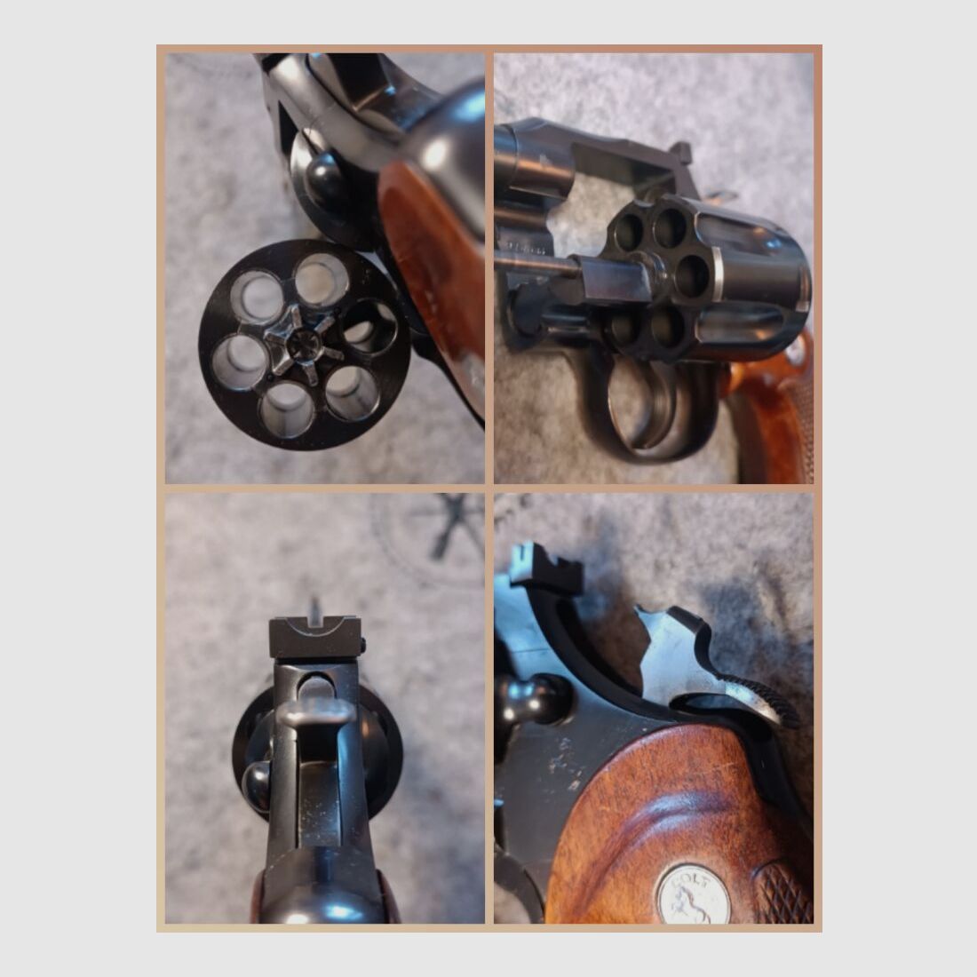 Colt Officers Modell Match 6" alte Fertigung mit top Abzug!