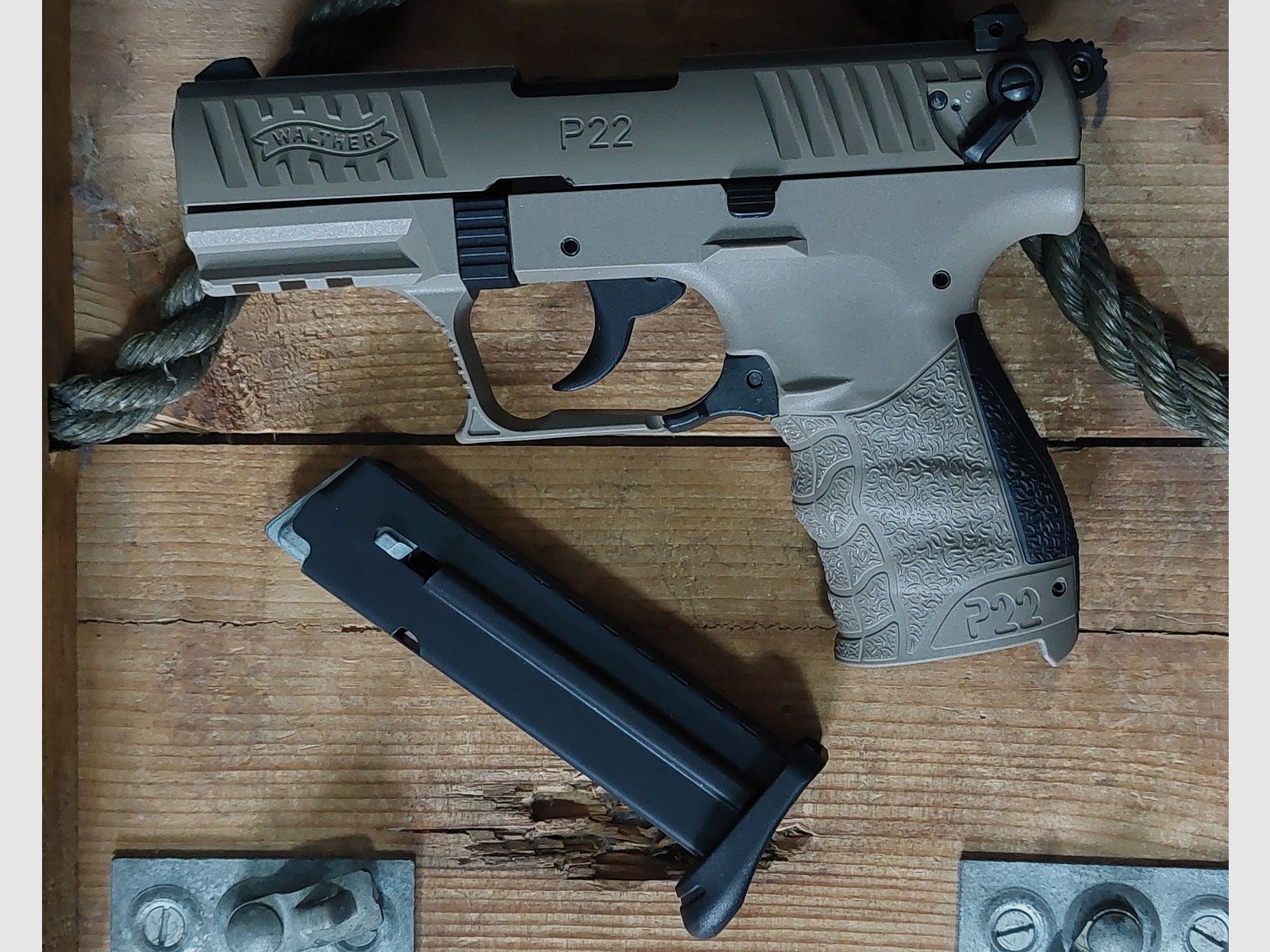 ⚠️ RZADKO! MODEL SPECJALNY Walther P22Q - FDE - Flat Dark Earth (PTB 778) P 22 Q P22