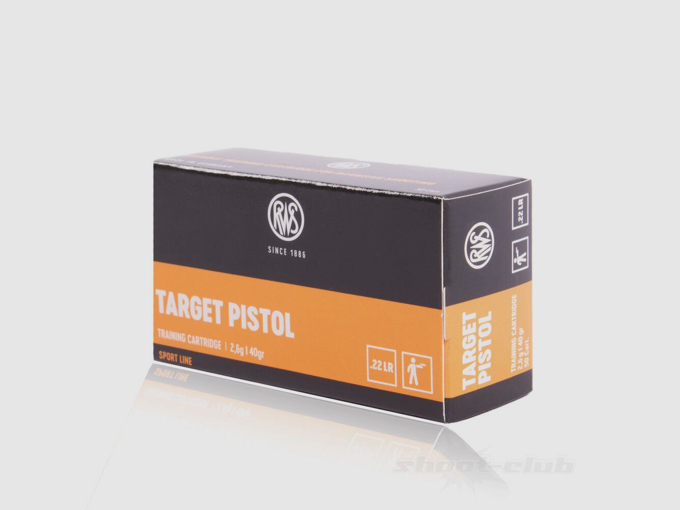 RWS Target Pistol LRN 40grs 50St .22lr