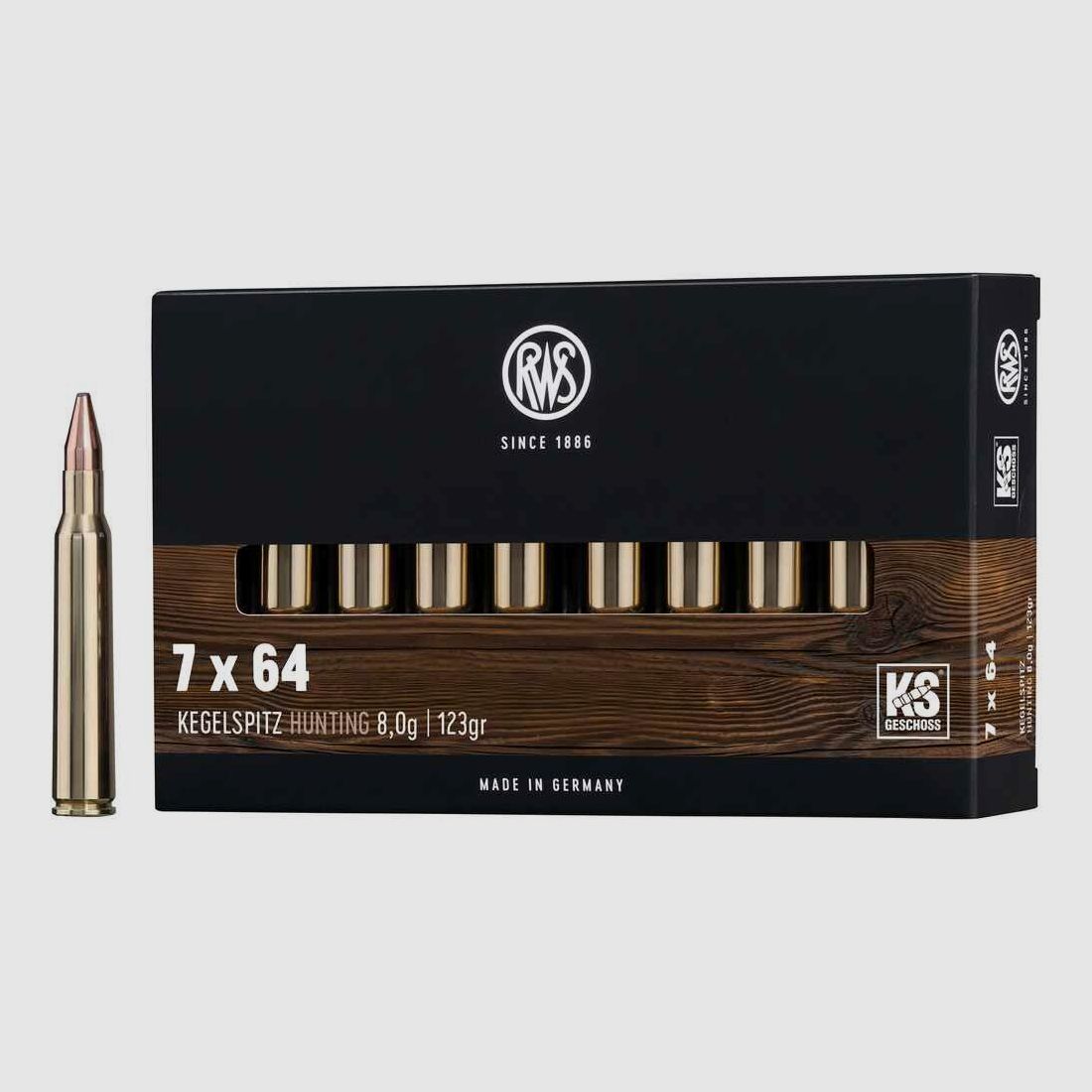RWS 7x64 Kegelspitz - 8,0g/123gr (a20)