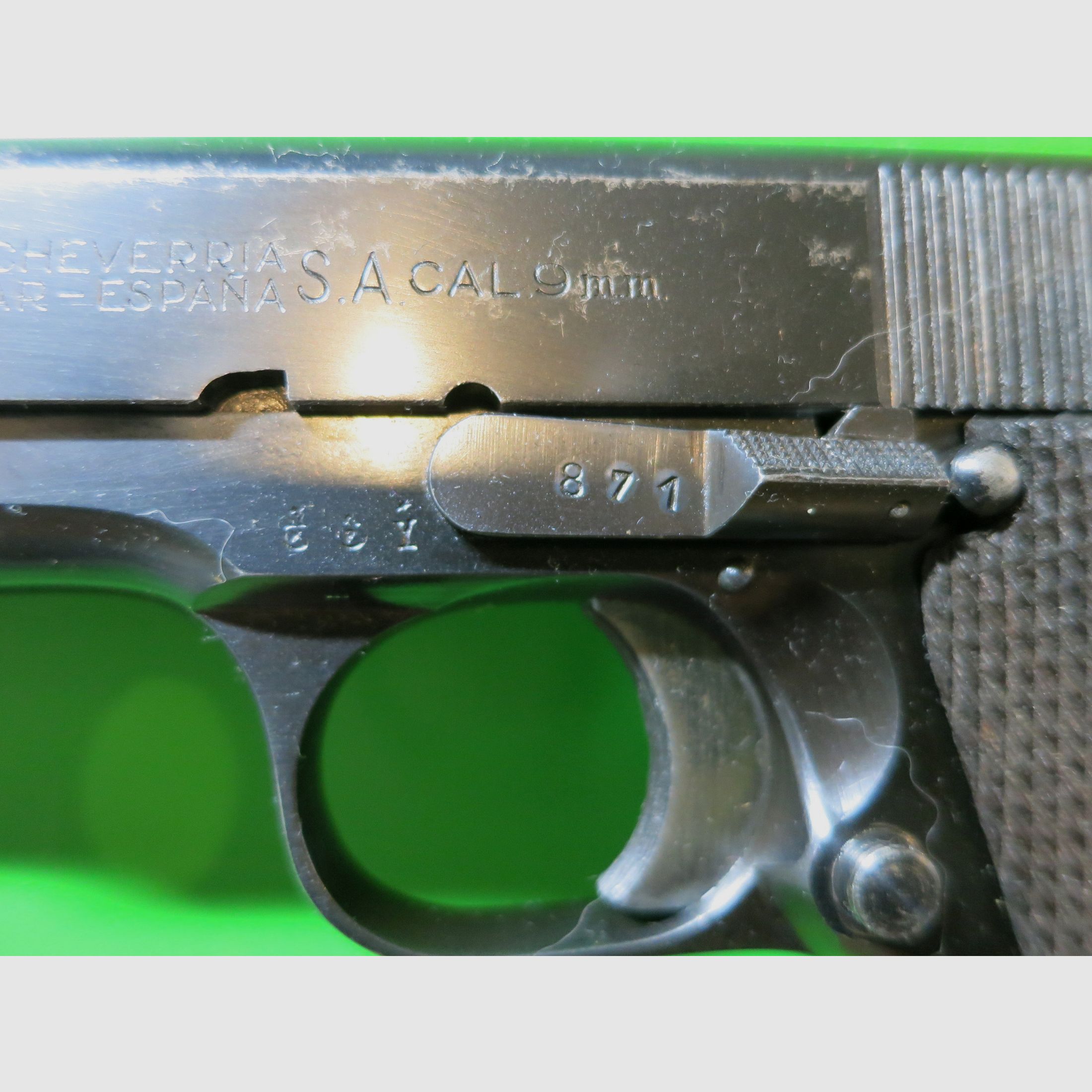 Star Firearms B.Echeverria – Semi-automatic pistol model B; 9 mm; LPN #42-