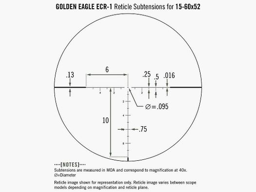 Vortex Golden Eagle HD 15-60x52 ECR-1 MOA