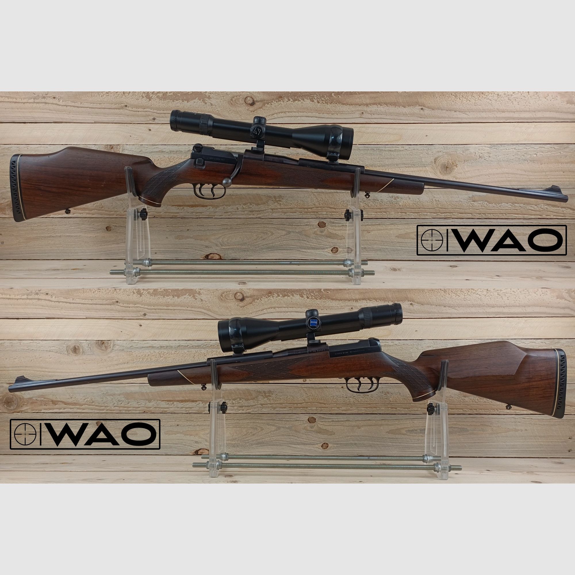 Mauser Mod. 66S, Mauser 66S, Kal. 9,3x62 *met Zeiss Diavari & verlichte richtkruis*