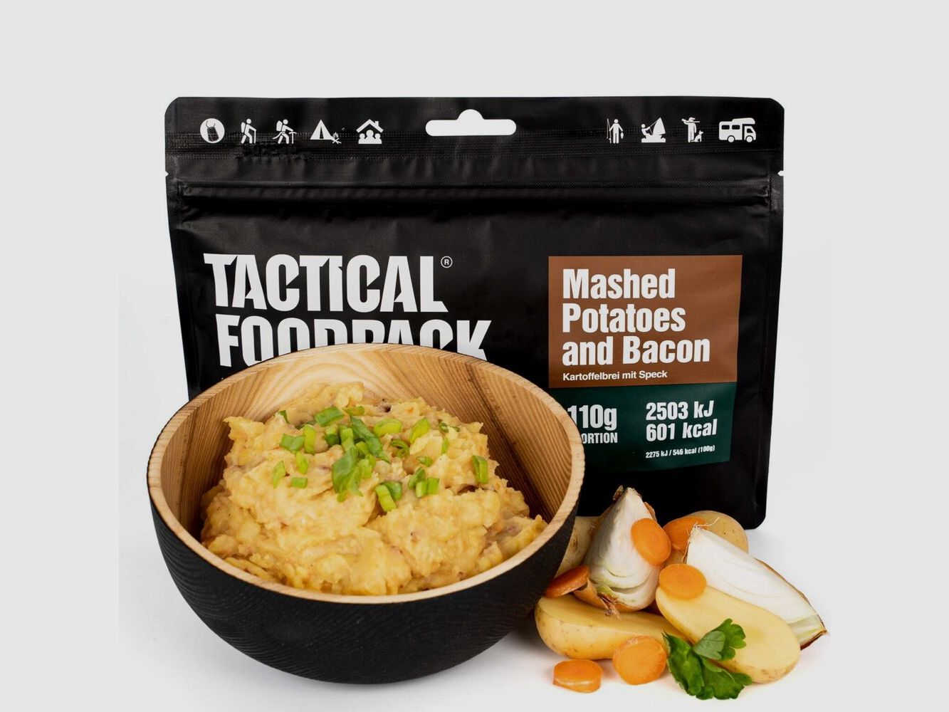Tactical Foodpack Mashed Potatoes and Bacon, Bild 1 von 2