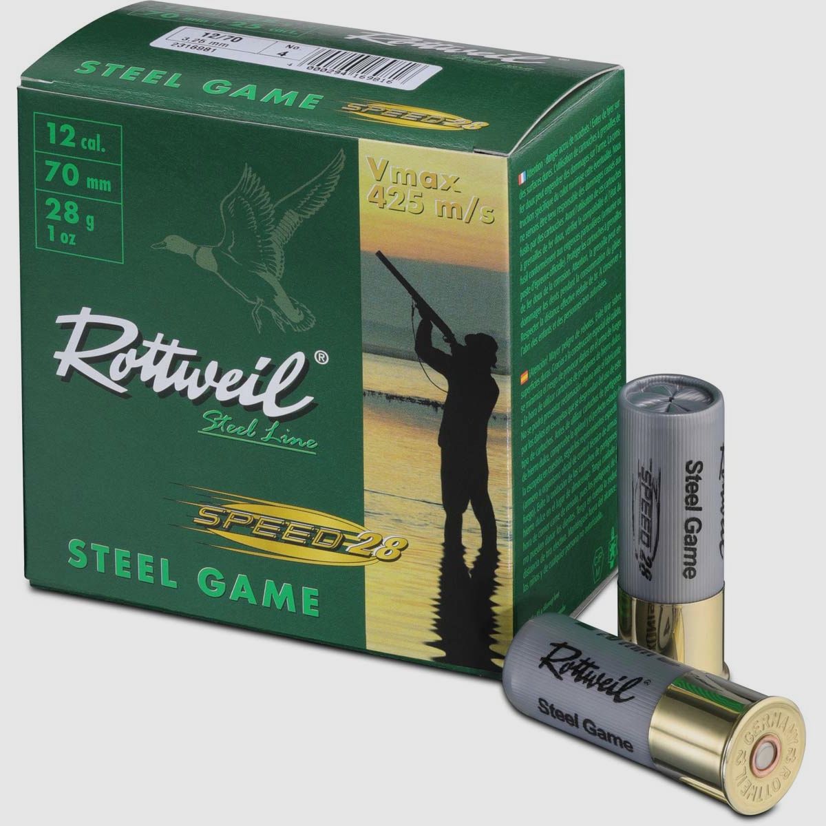 Rottweil 12/70 Steel Game Speed 28 3,0mm - 28g