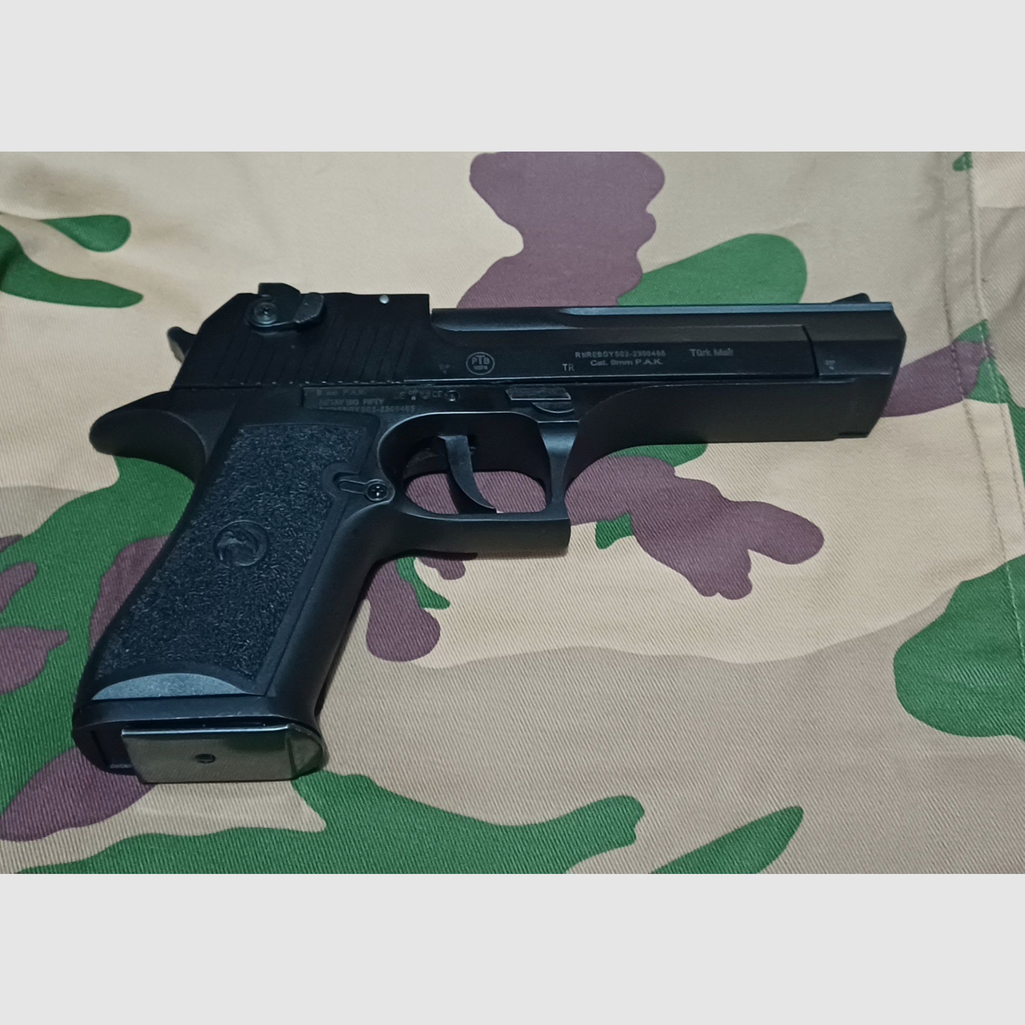 Blank firing pistol RETAY BigFifty/Big Fifty PTB 1074 black