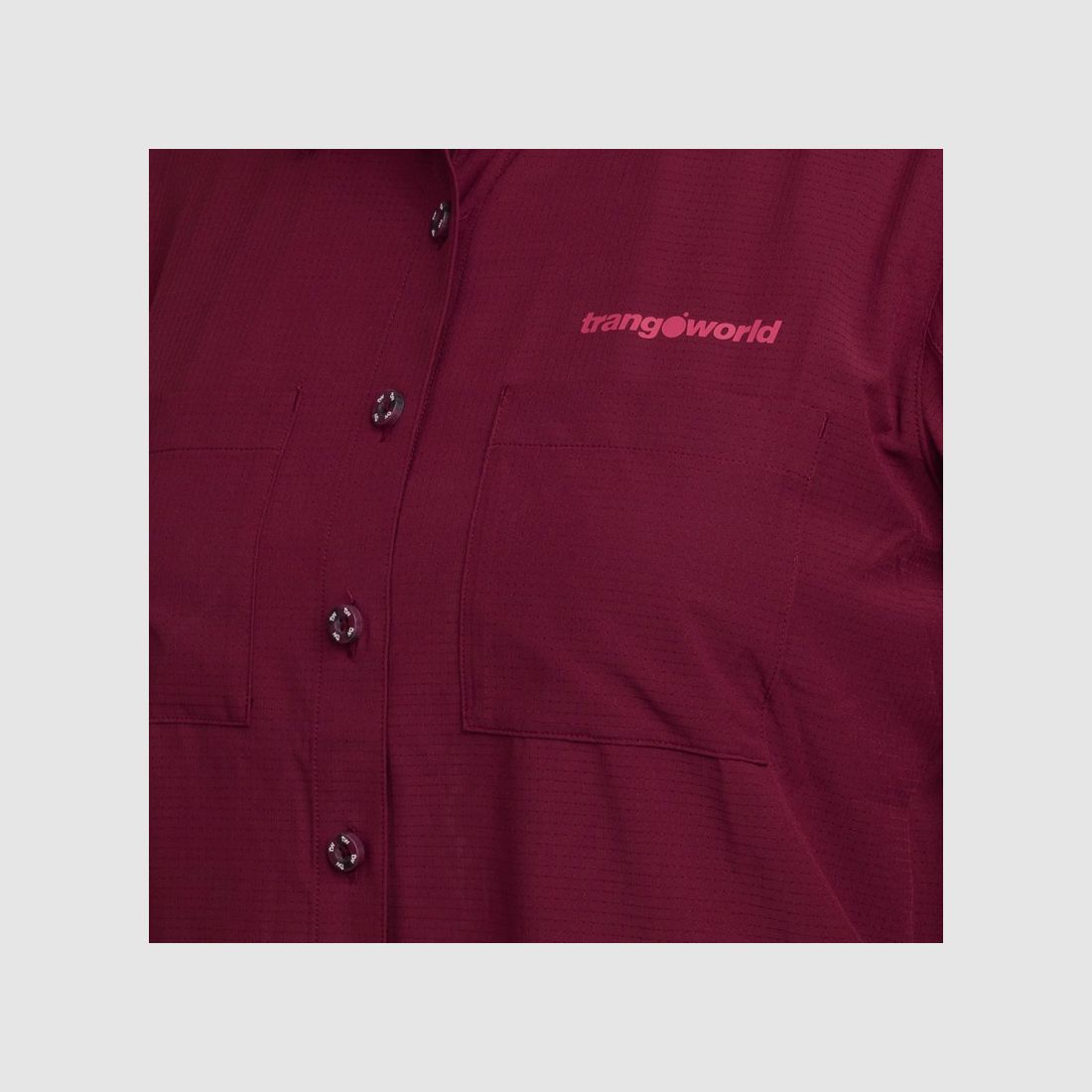 Trangoworld ARDONES DF Shirt BURDEOS, afbeelding 3 van 3
