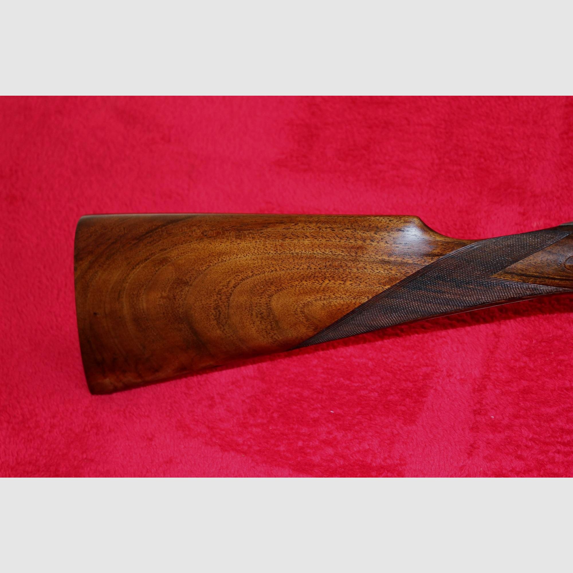 Elegante Seitenschlossflinte der Firma Grulla,  Mod. San Remo
