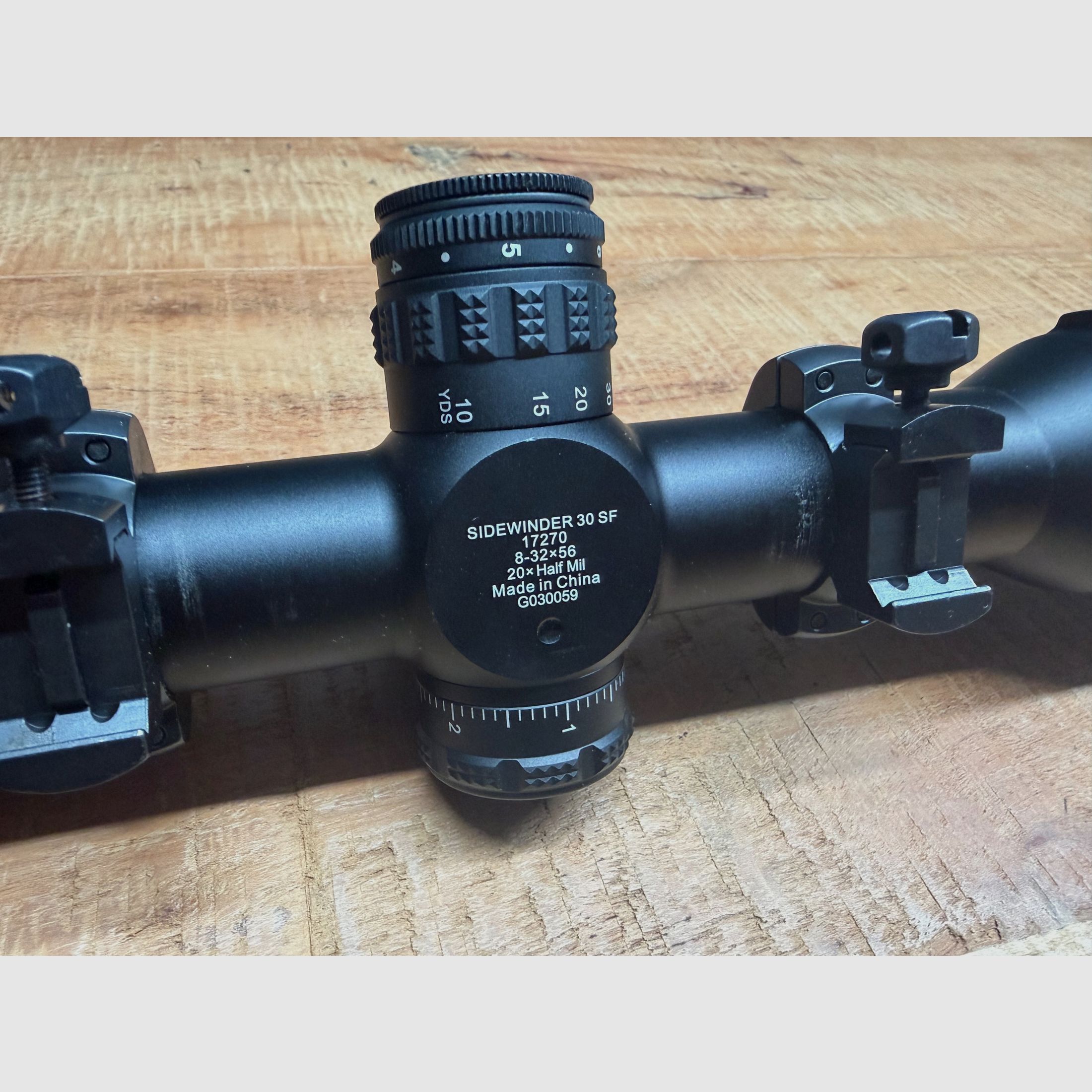 Hawke Sidewinder 30 SF 8-32 x 56, 20x Half Mil scope, afbeelding 5 van 6