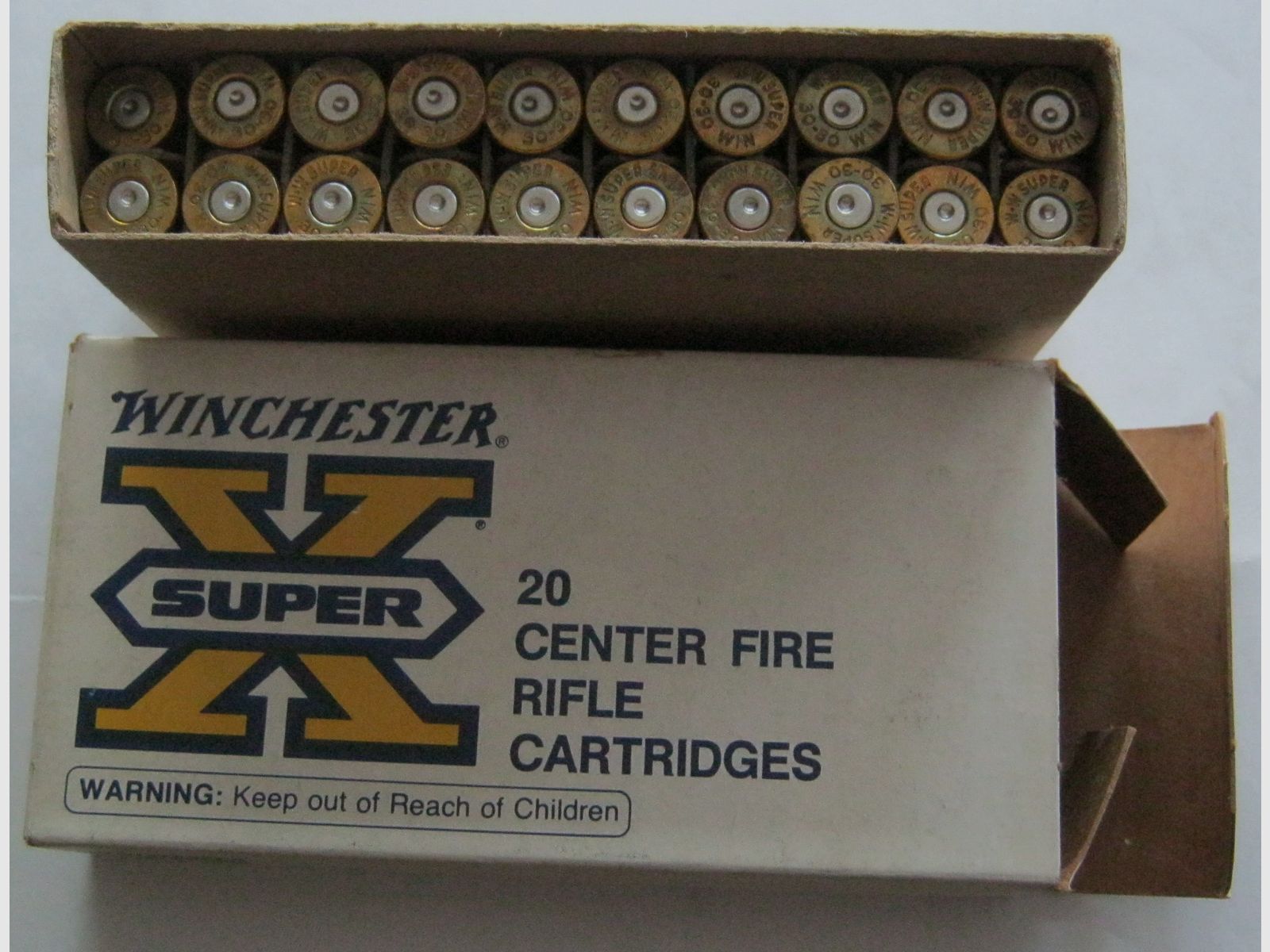 Original Winchester Super X Hülsen 30-30