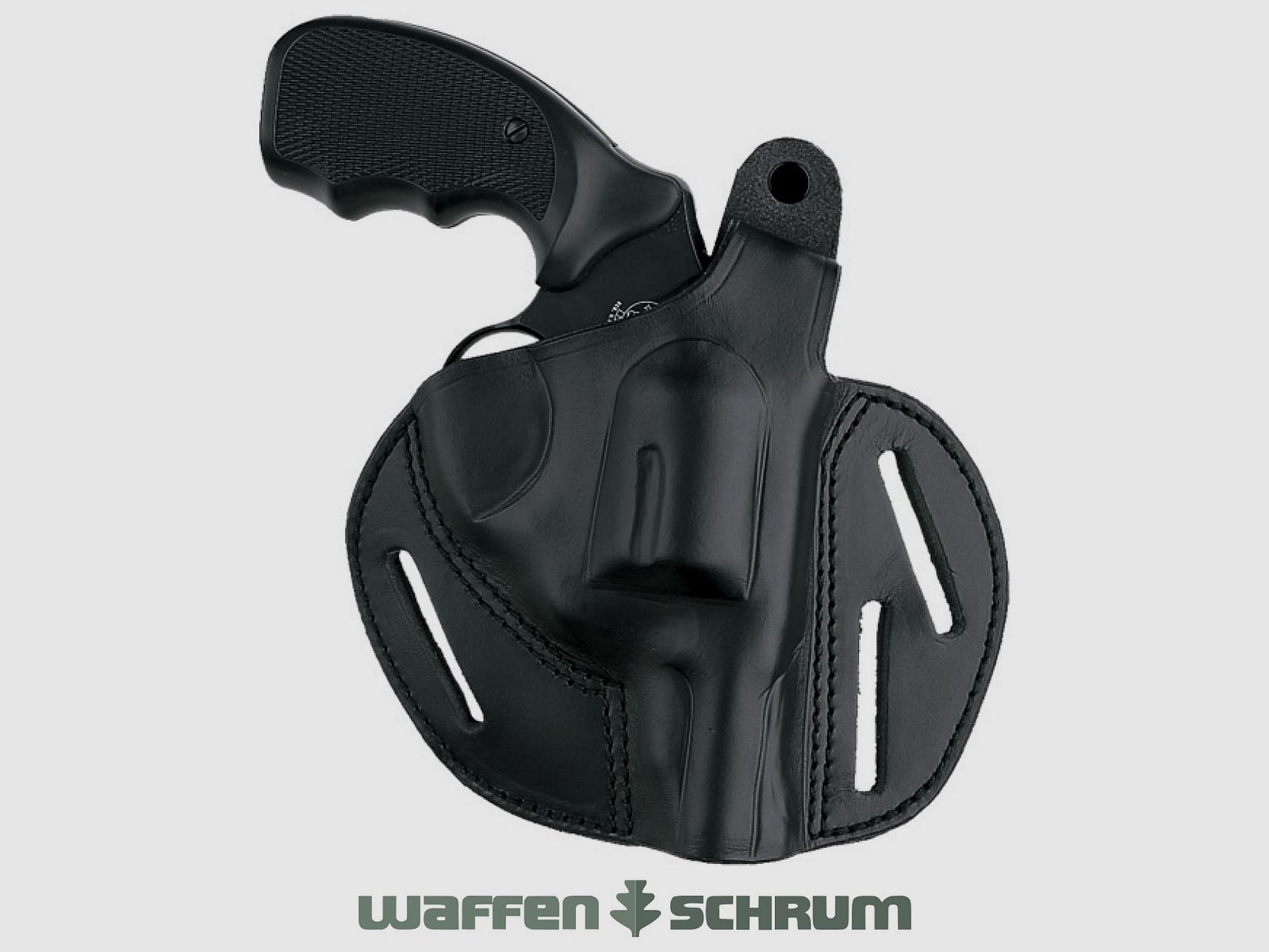 AKAH Fondina da Cintura Undercover in Pelle - Nera per S&W Mod. 19