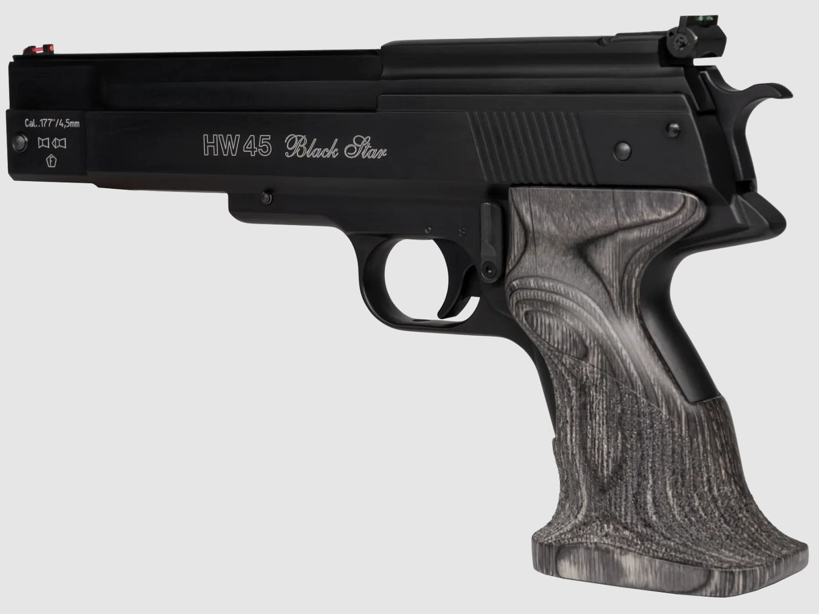 Pistola ad aria Weihrauch HW 45 Black Star